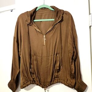 Ladies silky hoodie.